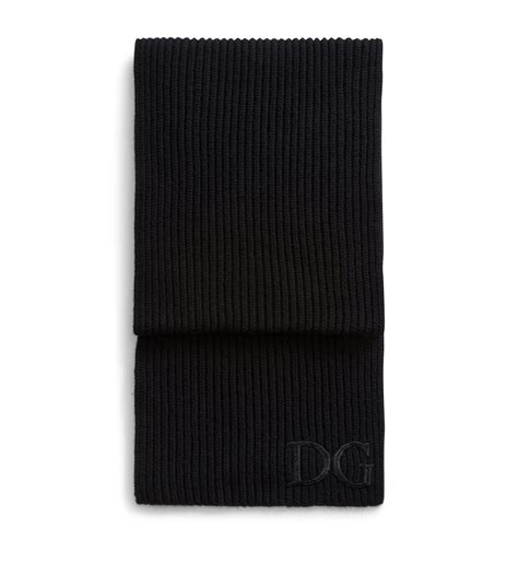 Dolce & Gabbana Bordeaux Wool Knitted Men's Scarf.